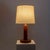 Gold French Art Deco Bordeaux Leather Table Lamp by Paul Dupre-Lafon for Hermès, 1940s For Sale - Image 8 of 18