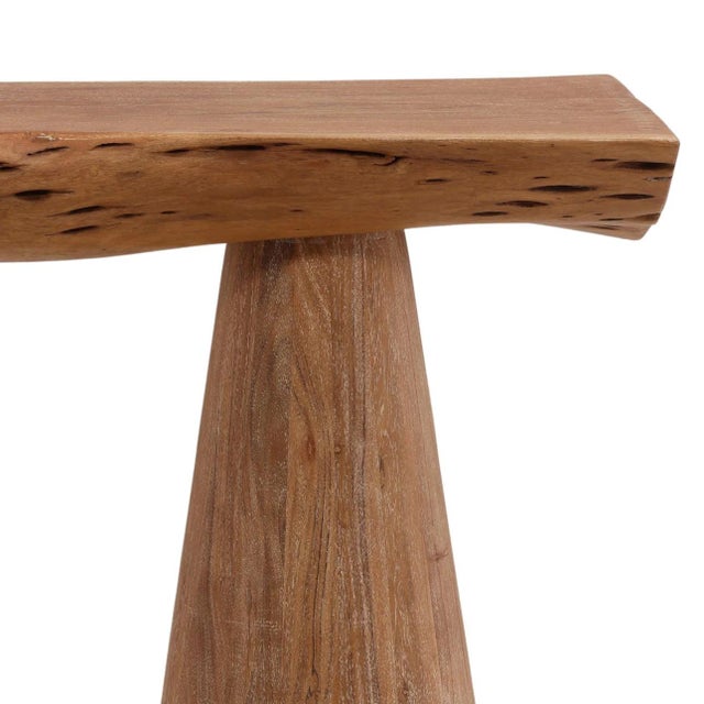 2020s Live Edge Acacia Console Table For Sale - Image 5 of 6