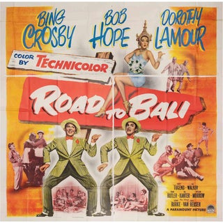 Road to Bali Poster, USA, 1950s For Sale