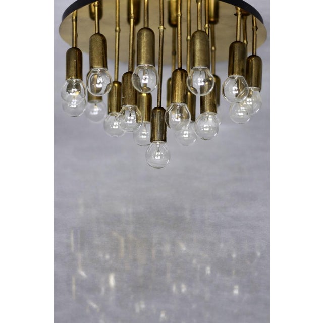 Mid-Century Modern German Atomic Brass Ceiling Lamp from Cosack Leuchten, 1960s For Sale - Image 12 of 18
