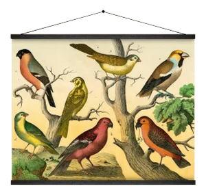 7 Birds Wall Hanging