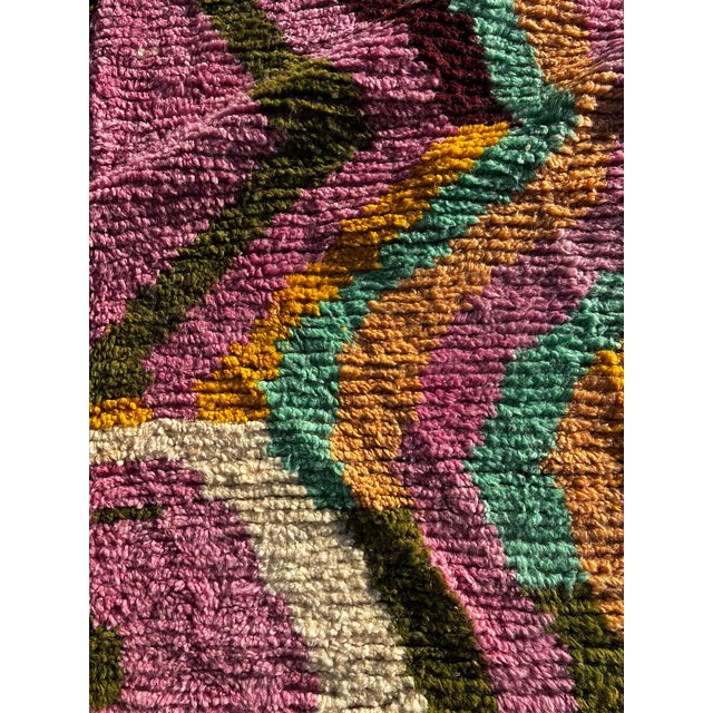 Vintage Berber Moroccan Rug, 1990 For Sale - Image 6 of 10