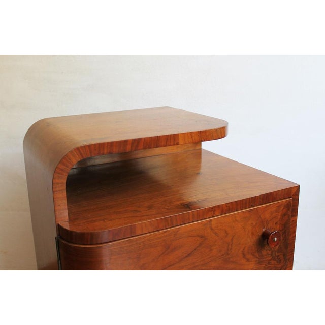 Vintage Art Deco Bedside Table, 1930s For Sale - Image 6 of 16