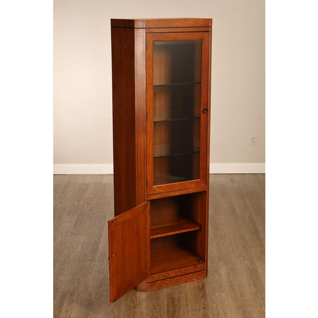 Wood Stickley 21st Century Collection Cherry Curio Display Cabinet For Sale - Image 7 of 18
