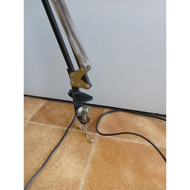 Vintage Red and Black Articulated Architect's Lamp, 1990s For Sale - Image 3 of 5