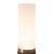 Tambo Cylindro 18" Petite Accent Table Lamp - Dark Walnut, Weathered Brass, Frosted Acrylic, Dimmer Switch For Sale In Los Angeles - Image 6 of 8