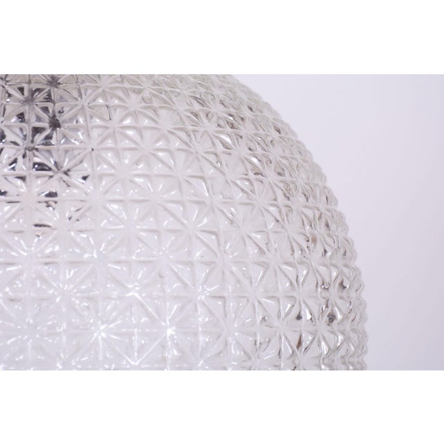 Mid-Century Chandelier in Chromed Steel, Glass and Plastic, Czech, 1960s For Sale - Image 4 of 9