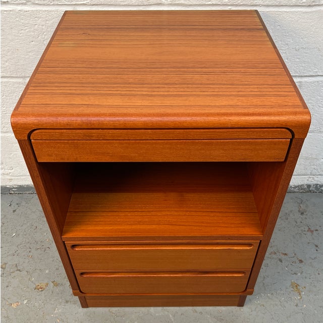 Wood Vintage Danish Modern Teak Nightstands by Nils Jonsson for Torring Mobelfabrik, A Pair For Sale - Image 7 of 15