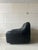 Mid-Century Modern Italian Black Leather Lounge Chair, Italy, 1970s For Sale - Image 3 of 8