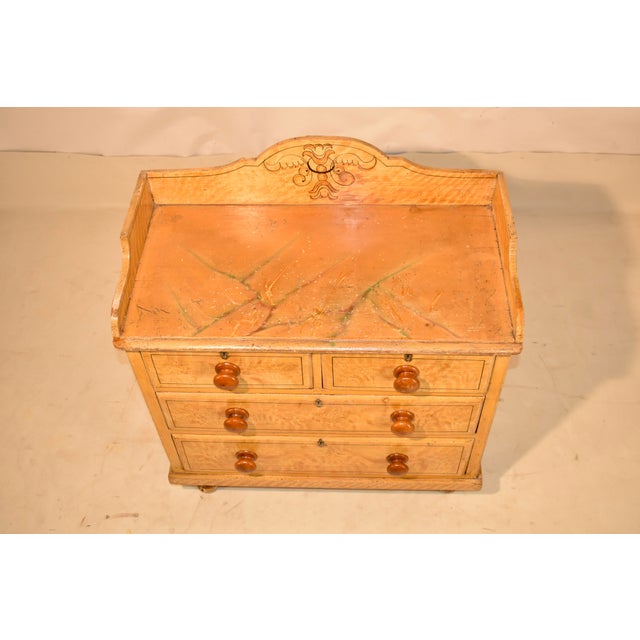 19th Century Faux Painted Chest of Drawers For Sale In Greensboro - Image 6 of 8