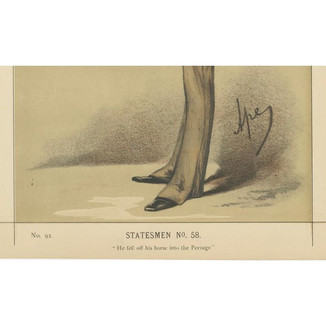 Elder Victorian Politician – Vanity Fair Statesmen Series, 1870 : Published August 6, 1870, this portrait presents an...