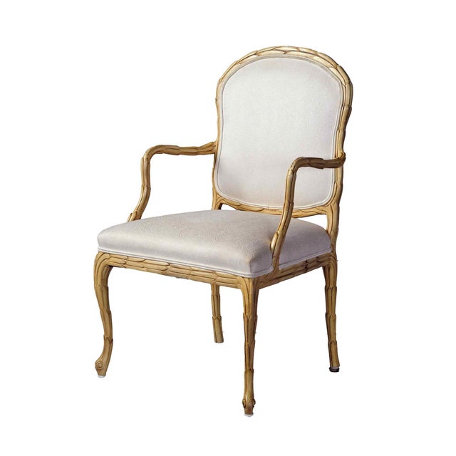 Late 20th Century Vintage Armchairs Louis XV Style - A Pair For Sale - Image 5 of 6