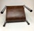 Vintage Mid Century Modern Chrome and Brown Vinyl Magazine Rack. C 1970s For Sale - Image 4 of 5