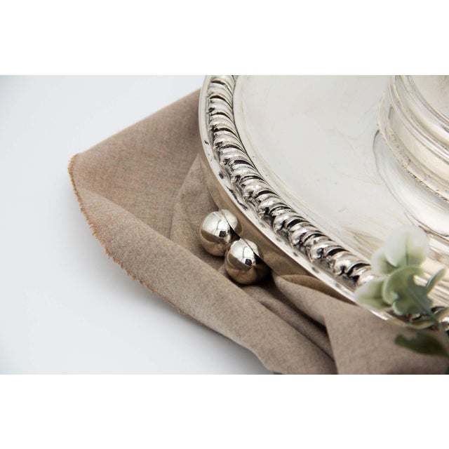 Silver Relief Tureen with Four Support Feet For Sale - Image 3 of 7