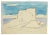Mino Maccari, The Seascape, Watercolor, 1960s For Sale