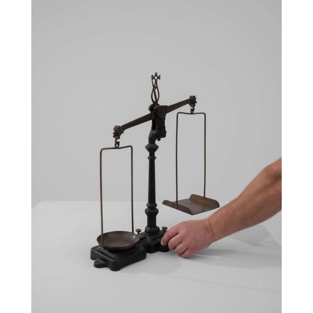 Metal 19th Century French Metal Scale For Sale - Image 7 of 10