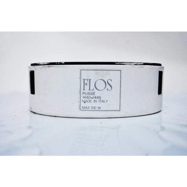 White Plissé Wall Light by Achille Castiglioni for Flos, 1986 For Sale - Image 8 of 9