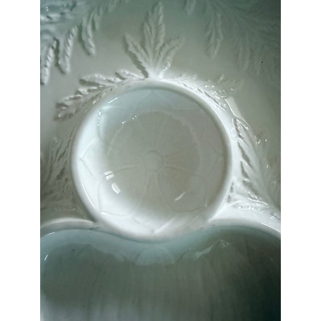 Bordallo Pinheiro White Bordallo Penheiro Artichoke Platter For Sale - Image 4 of 12