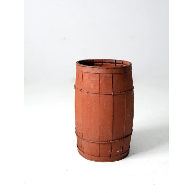 Antique Red Barrel For Sale - Image 12 of 13