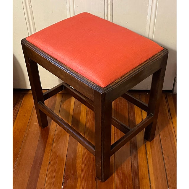 Wood Antique 18th Century English George III Chippendale Mahogany Stool of Diminutive Size - Stair & Co. Provenance For Sale - Image 7 of 18
