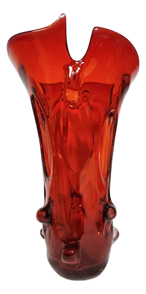 Vintage Italian Glass Vase, 1960s