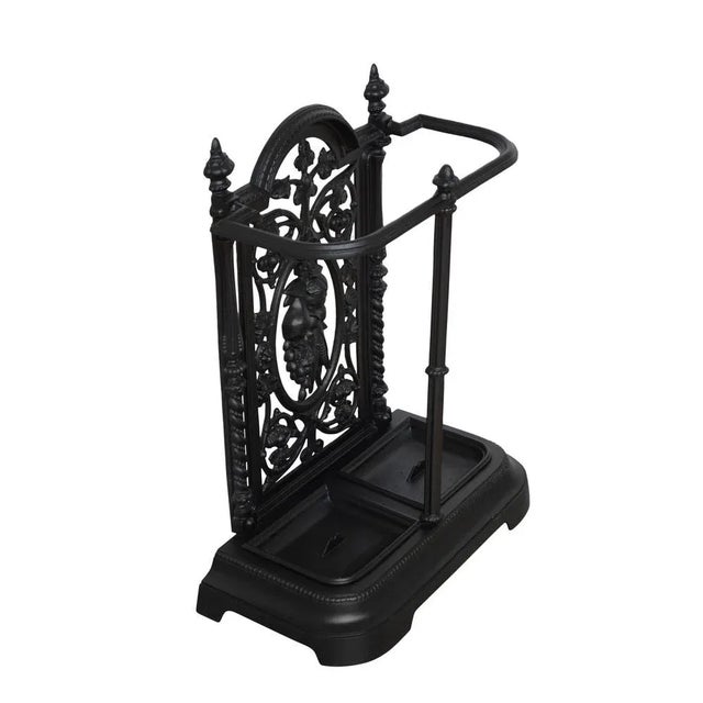 English Victorian Cast Iron Umbrella Stand, 1880s Chairish