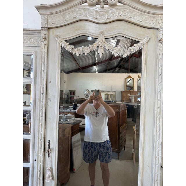 Large 18th Century French Louis XVI 3-Door Bookcases or Armoire For Sale - Image 17 of 17