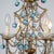 1960s Cage Basket Chandelier with Azure Crystal Drops, 1960s For Sale - Image 5 of 9