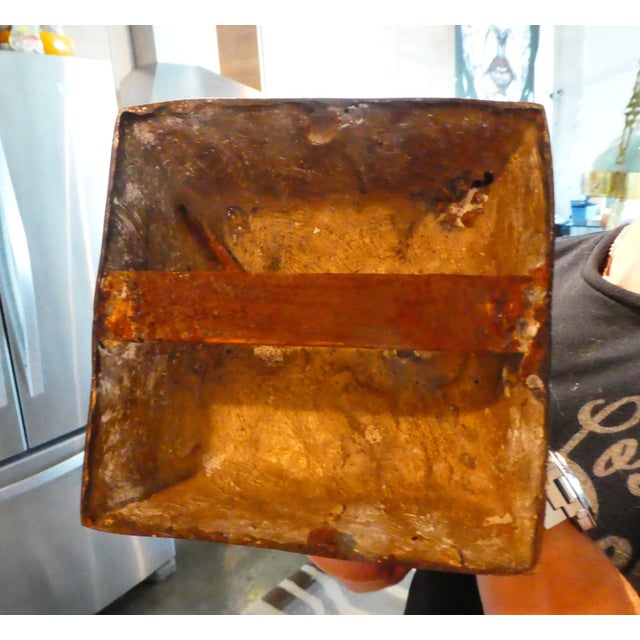 Mid Century Vintage Striking Art Deco Stylized Nickel Plated Bronze Rooster For Sale - Image 10 of 11