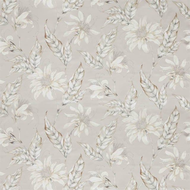 Harlequin Ananda Fabric in Oyster - a Sample For Sale