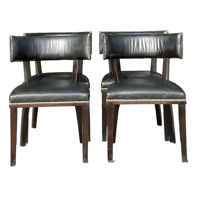 Vintage Regency Ralph Lauren “Clivedon” Klismos Dining Chairs - Set of 4 For Sale