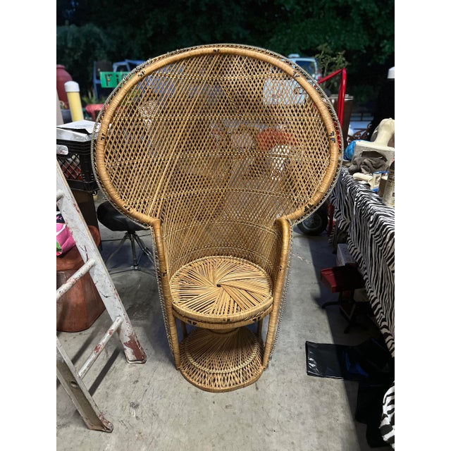 1970s 1970s Vintage Peacock Chair For Sale - Image 5 of 5