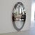 Large Floor Mirror with Glass Console from Cristal Art, Torino, Italy, 1956 For Sale - Image 6 of 10