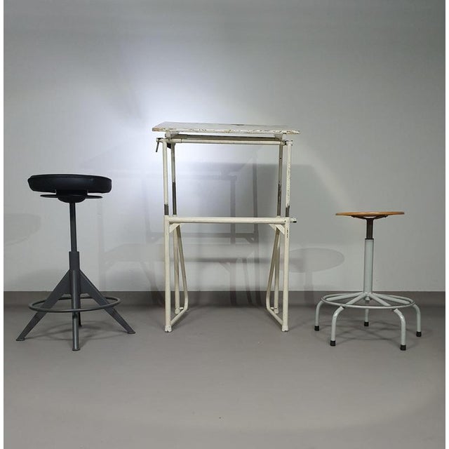 Vintage Industrial Drawing Table For Sale - Image 16 of 18