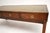 Vintage Military Campaign Style Coffee Table with Leather Top, 1950 For Sale - Image 10 of 11