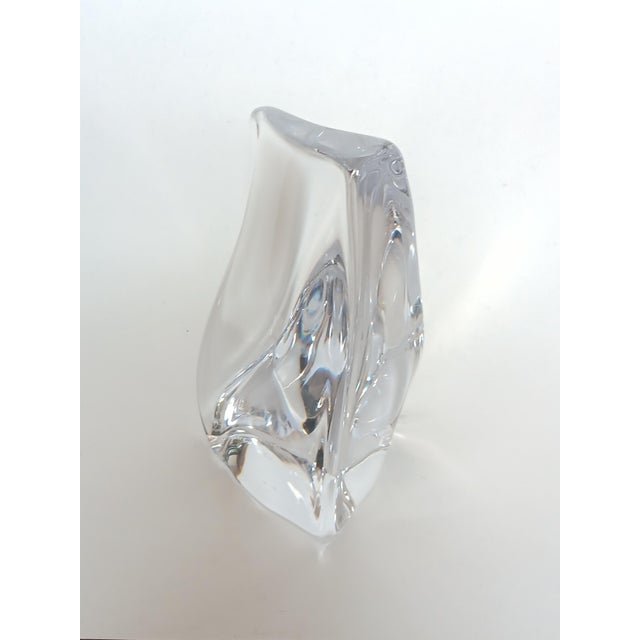Crystal Glass Bookend from Daum, France, 1970s For Sale - Image 6 of 10