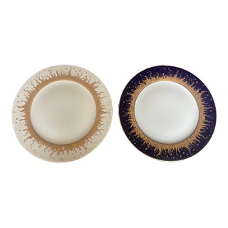 Two Ritz Club 12” Plates by Haviland Limoges For Sale