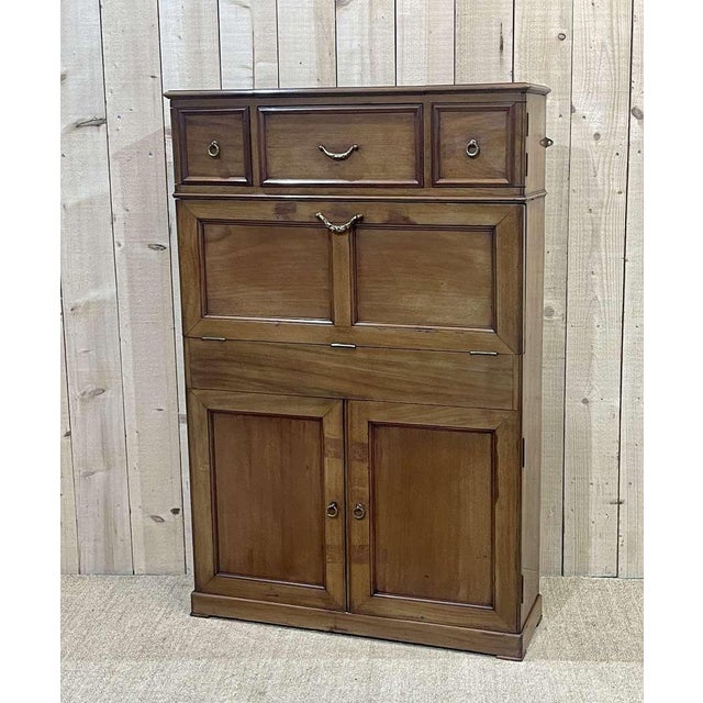 Vintage Mahogany Boat Cabinet, 1930s For Sale - Image 11 of 18