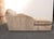 Vintage Art Deco-Style Chaise Lounge in Taupe Chenille With Ebonized Plinth Feet For Sale In New York - Image 6 of 18