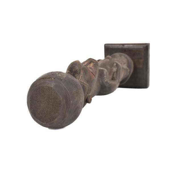Wood Early 20th Century Senufo Rhythm Pounder Figure Côte d'Ivoire For Sale - Image 7 of 8