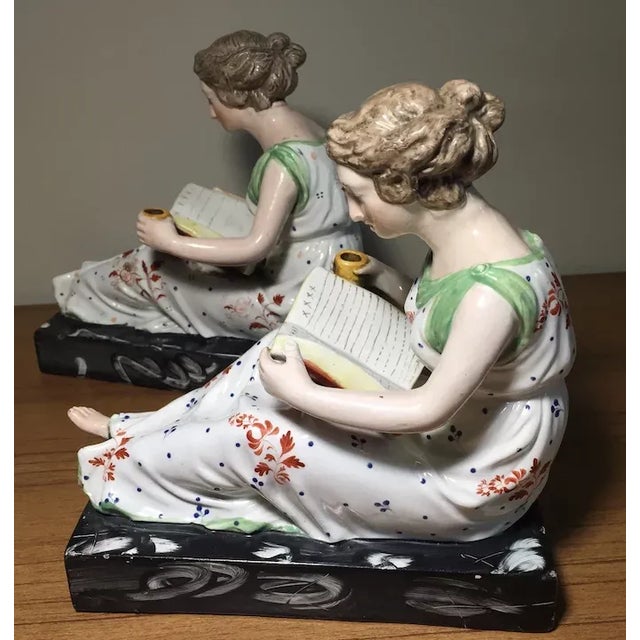 Antique Early 19th Century English Staffordshire Pearlware Figures - APair For Sale In New York - Image 6 of 13