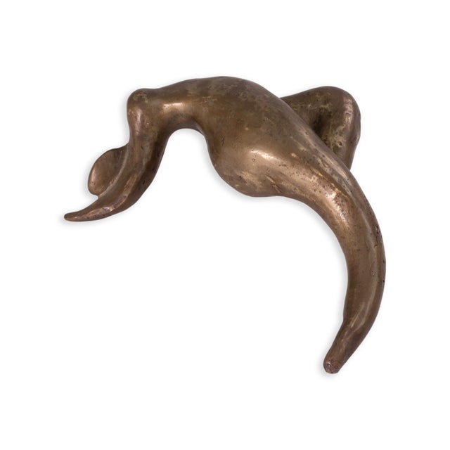 Figurative Richard Kozlow - Untitled (Abstract Figurative), 1996 Modernist Bronze Sculpture For Sale - Image 3 of 7