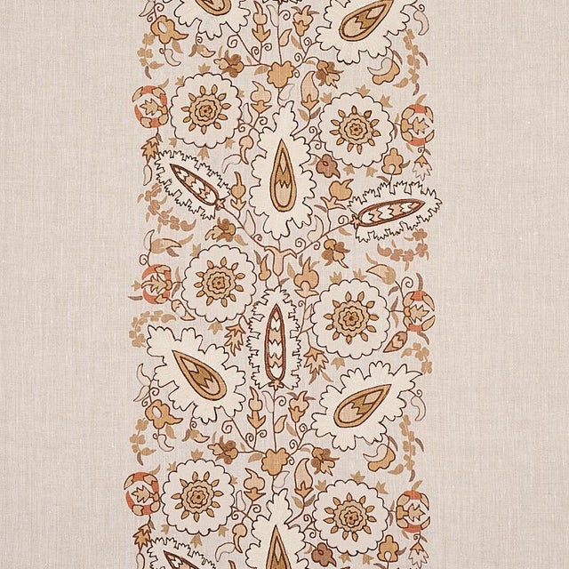 Not Yet Made - Made To Order Sample - Schumacher Anatolia Embroidery Fabric in Natural For Sale - Image 5 of 5