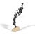 Mid-Century Modern David Palombo Cascading Sculpture/ Candelabra/ Menorah For Sale - Image 3 of 5