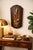 Hollywood Regency Vintage Brutalist Brass Cattail Wall Sculpture on Shield Plaque, 1970s Hollywood Regency For Sale - Image 3 of 8