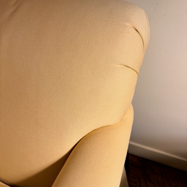 Textile Petite Bench Seat Sofa For Sale - Image 7 of 14