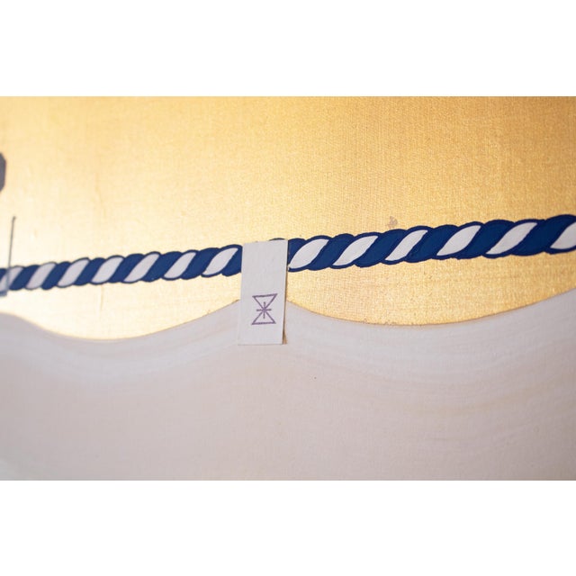 Rare Pre-1940s "Watanabe Moritsuna Crest", Japanese Byobu Screen For Sale - Image 9 of 18