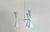 Contemporary Organic Modern Plaster of Paris Geometric Chandelier, Villette Chandelier For Sale - Image 3 of 13