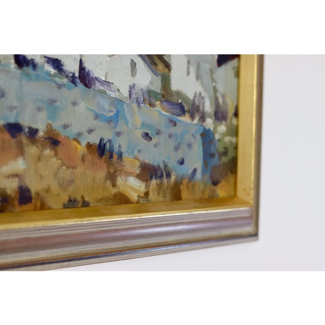 Tage Garvik, Town, 1950s, Oil on Canvas, Framed For Sale - Image 9 of 11