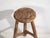 Rustic Antique Handmade Stool, 1900 For Sale - Image 3 of 8
